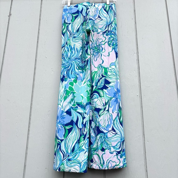 Lilly Pulitzer Party Thyme Palazzo Pants - Picture 8 of 12